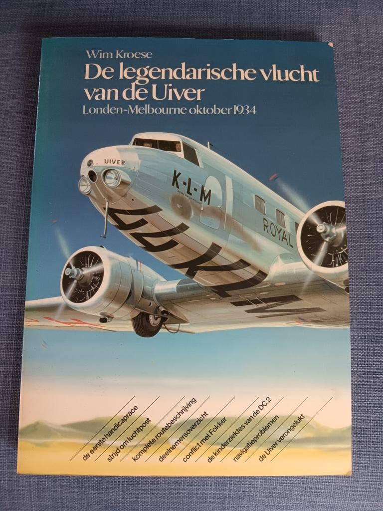 De legendarische vlucht van de Uiver -Londen-Melbourne1934, Ophalen of Verzenden, Trein