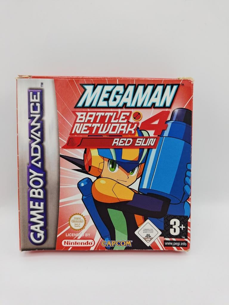 MegaMan Battle Network 4 Red Sun GBA PAL CIB, Gebruikt, 1 speler, Ophalen of Verzenden, Role Playing Game (Rpg)