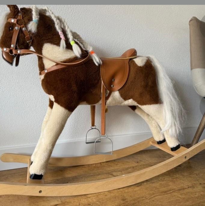 ALANEL Rocking horse, Handmade., Ophalen, Zo goed als nieuw