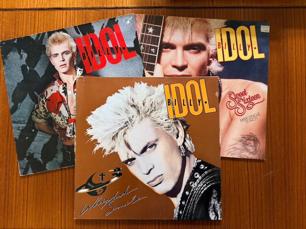 Billy Idol 3x, Gebruikt, 1990 - 1999, Overige formaten, Ophalen of Verzenden
