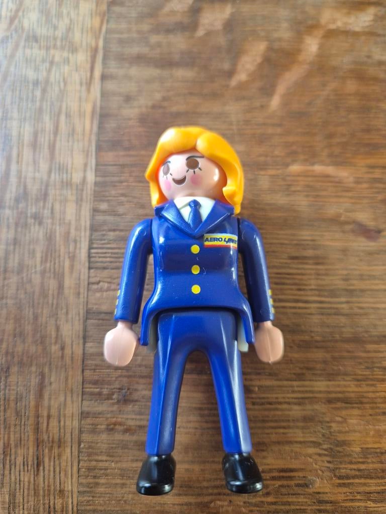 Playmobil stewardess figuur, Ophalen of Verzenden