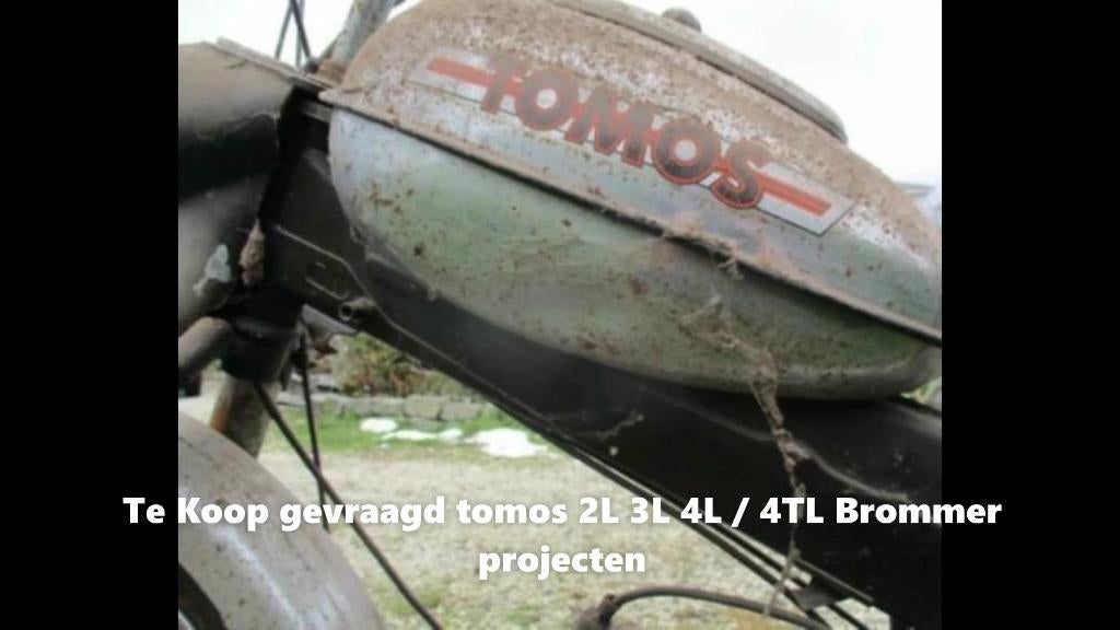 liefhebber zoekt tomos 2L 3L 4L brommers en onderdelen, Ophalen, Gebruikt, Maximaal 45 km/u, Overige modellen