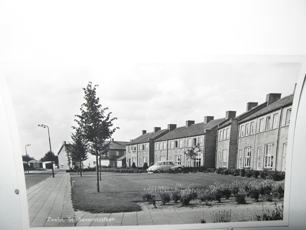 9380-1 Zeelst, St. Severinuslaan 1958 echte foto, Verzenden, 1940 tot 1960