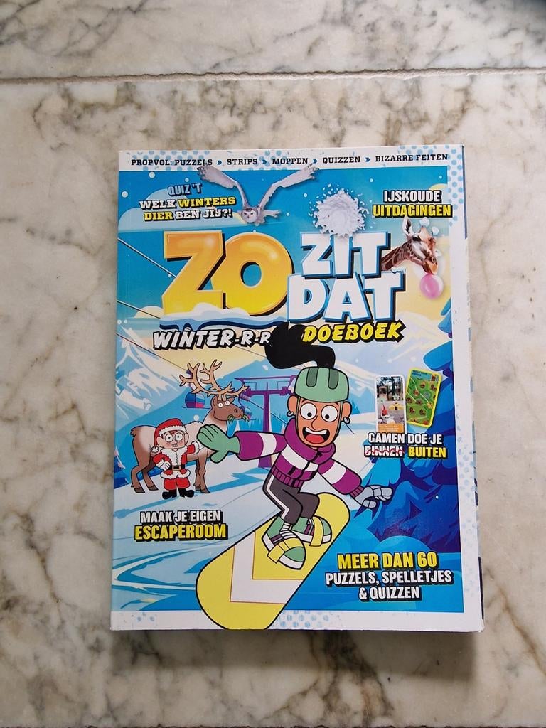 Zo Zit Dat Winter Doeboek, Ophalen of Verzenden, Zo goed als nieuw, Onbekend, Non-fictie
