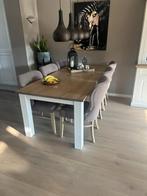 Eettafel  Richmond eikenblad, Huis en Inrichting, Ophalen, Gebruikt, Landelijk, 4 tot 6 stoelen
