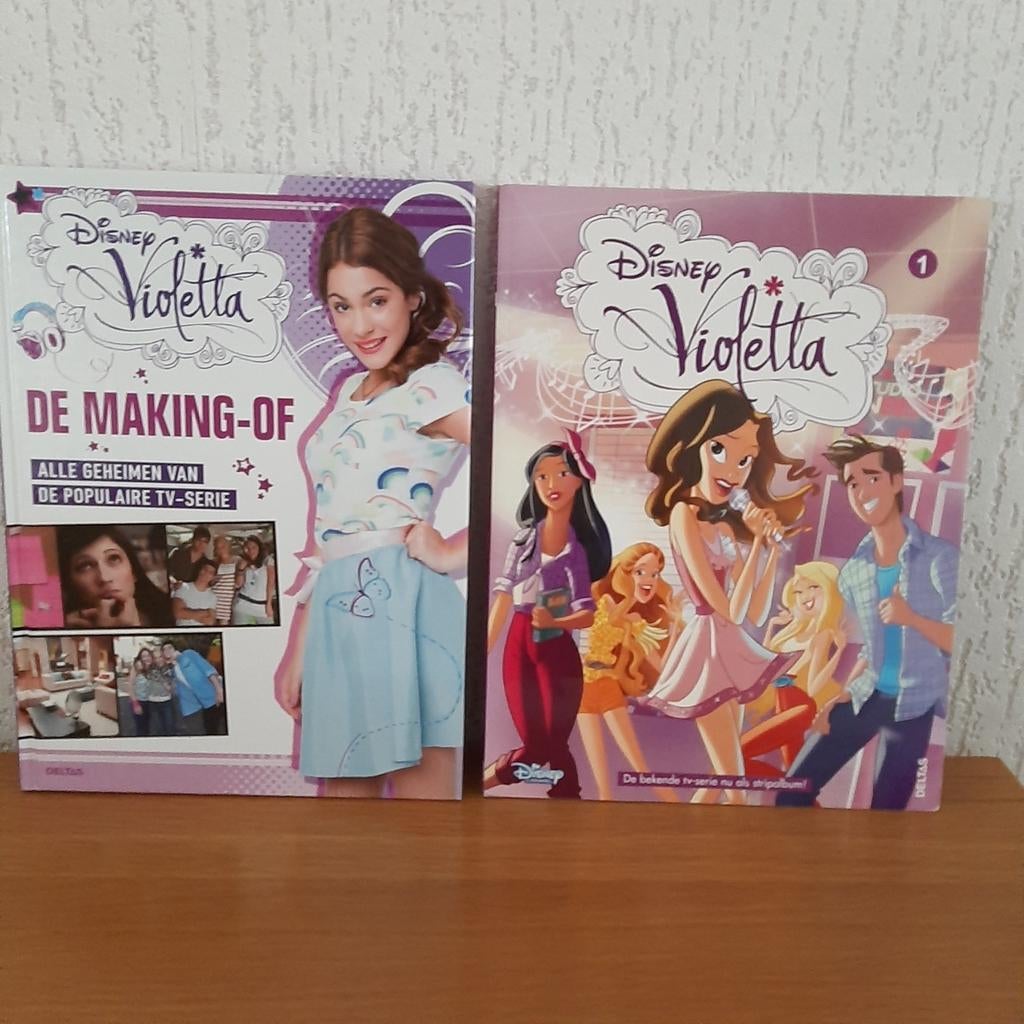 Disney Violetta Boeken: Making-Of & Strip, Ophalen of Verzenden, Nieuw, Disney