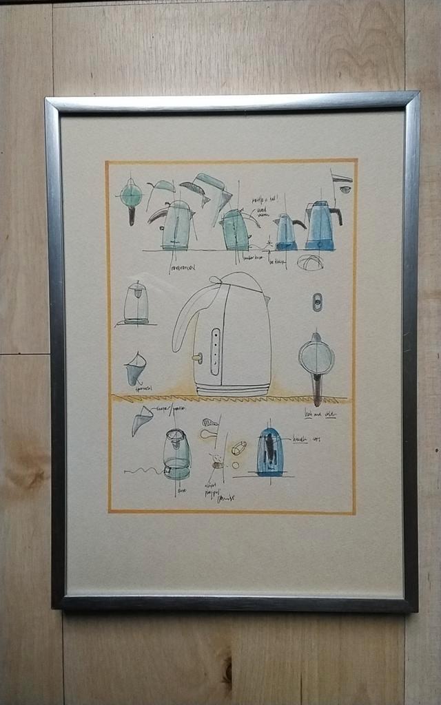 Alessi HD 2001 Kettle Ontwerp Alessandro Mendini 1994, Antiek en Kunst, Kunst | Etsen en Gravures, Ophalen