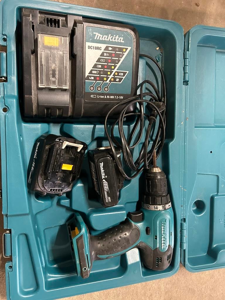 Makita boormachine bosch klopboormachine boorhamer partij, Ophalen of Verzenden, Zo goed als nieuw, Boormachine