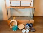 Gerbilarium, glazen hamsterkooi te koop, Kooi, Gebruikt, Muis, 75 tot 110 cm