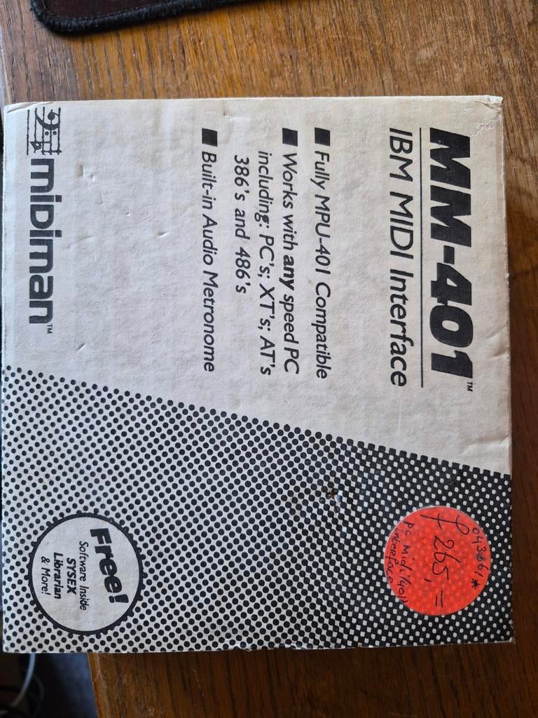 Midiman MM-401 MPU-401 MIDI Interface Kaart voor PC, Ophalen of Verzenden