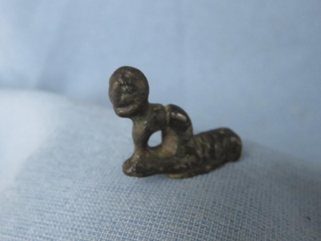 Middeleeuwen – Viking ornament – ca. 1000 jaar oud, Ophalen of Verzenden, Brons