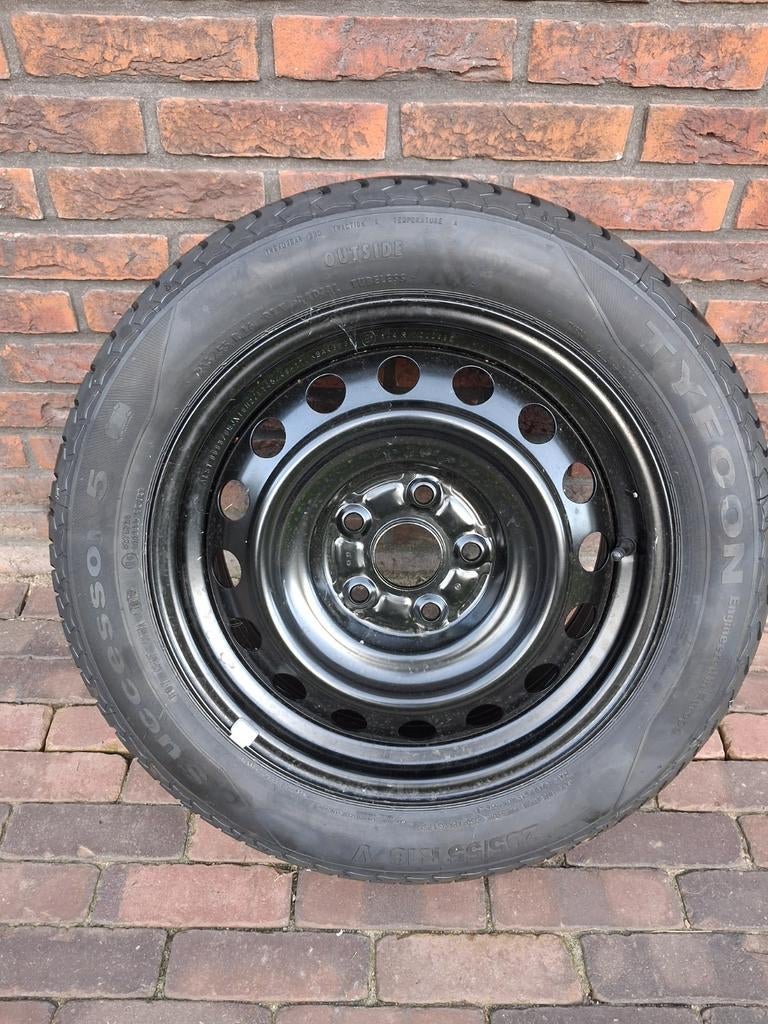 Nieuw reservewiel 205/55R16, Ophalen, 16 inch, Banden en Velgen, Nieuw