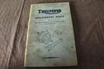 Triumph 1953 models parts list 5T 6T TR5 T100 Tiger Trophy, Motoren, Handleidingen en Instructieboekjes, Ophalen of Verzenden