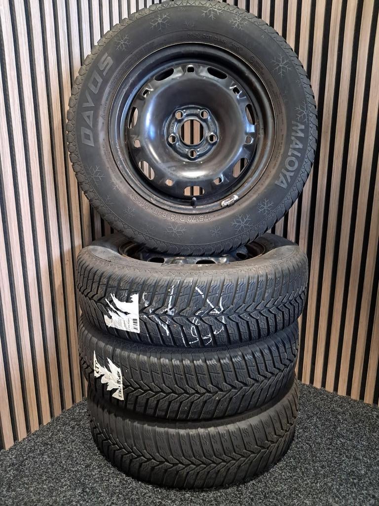 5x100 Velgen Banden APK Polo Ibiza Fabia etc. Zie adv..., Ophalen, 14 inch, Gebruikt, 175 mm