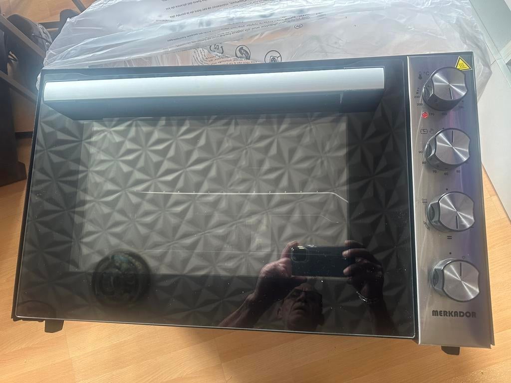 Merkador XXL Oven - 70 Li- 2000 W- Hetelucht - Rotisserie, 60 cm of meer, Nieuw, Oven met grill, Ophalen