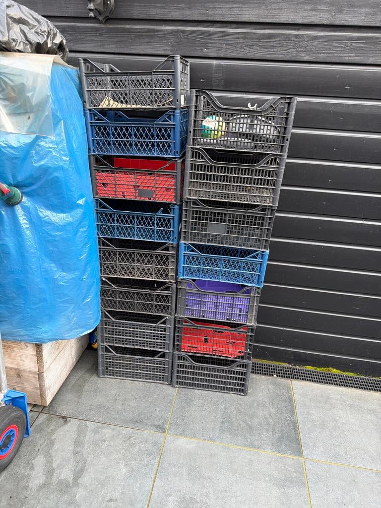 Verschillende kratten op te halen gratis, Doe-het-zelf en Verbouw, Gebruikt, Minder dan 35 cm, Minder dan 50 cm, Ophalen of Verzenden