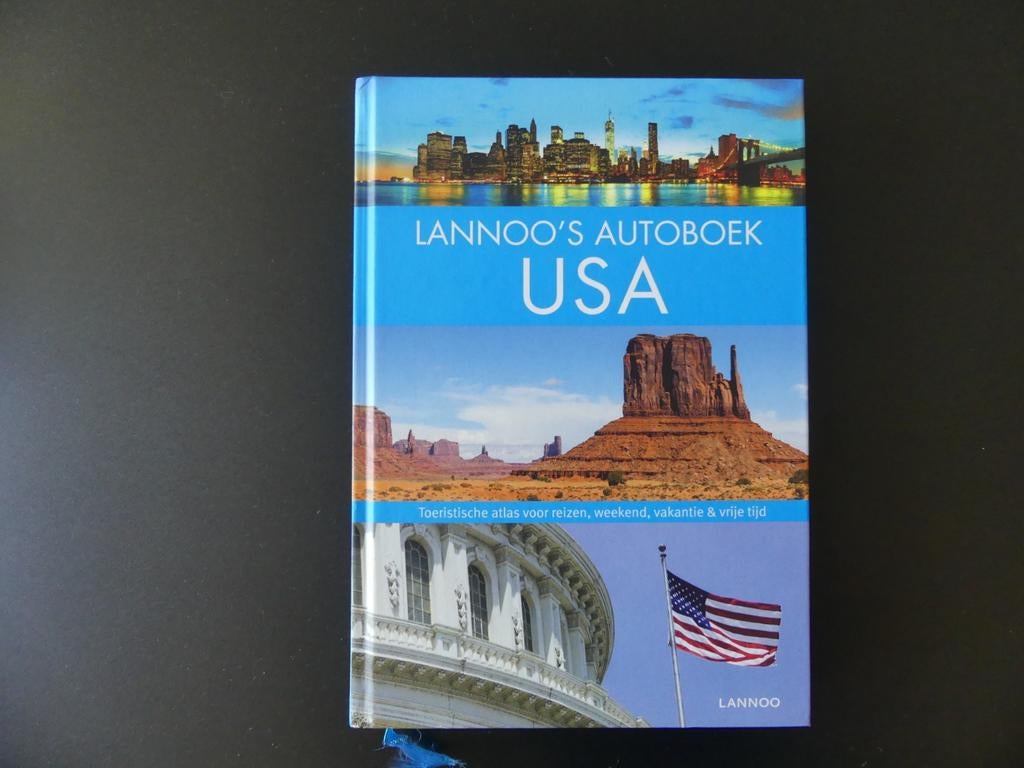 Lannoo's Autoboek USA: Reisgids 500 pagina's en 800+ fot, Boeken, Overige merken, Ophalen of Verzenden, Zo goed als nieuw, Reisgids of -boek