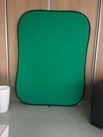 Opvouwbaar Greenscreen 190x140 cm in goede staat, Ophalen of Verzenden, Zo goed als nieuw, Achtergrond
