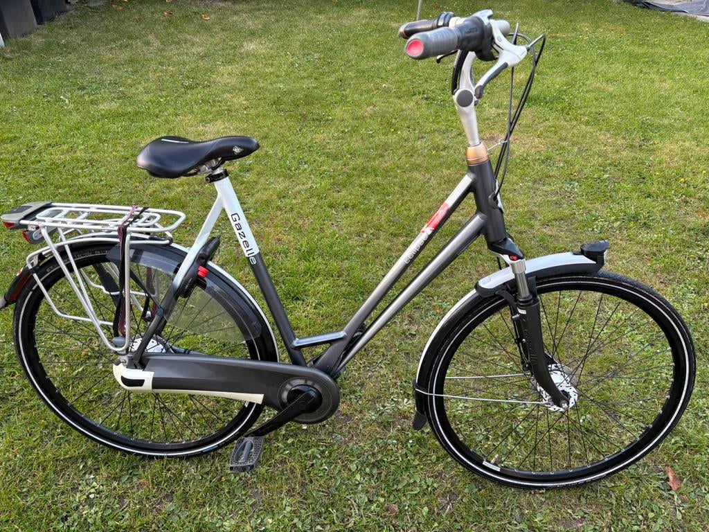 Gazelle Eclipse  Damesfiets N8, Ophalen, Gebruikt, Versnellingen, 56 cm of meer