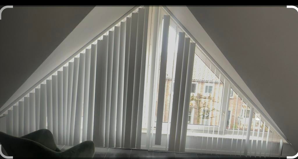 Verticale lamellen- Verticale jaloezieën-jaloezieën, Ophalen, Gebruikt, Wit, Minder dan 100 cm