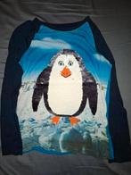 Longsleeve met pinguïn met omkeerbare pailetten maat 128, Ophalen of Verzenden, Zo goed als nieuw, Jongen, Shirt of Longsleeve