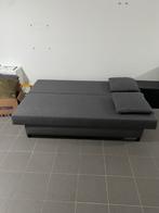 Grijze Slaapbank - Comfortabel en praktisch!, Ophalen, Tweepersoons, 190 cm of minder, Zo goed als nieuw