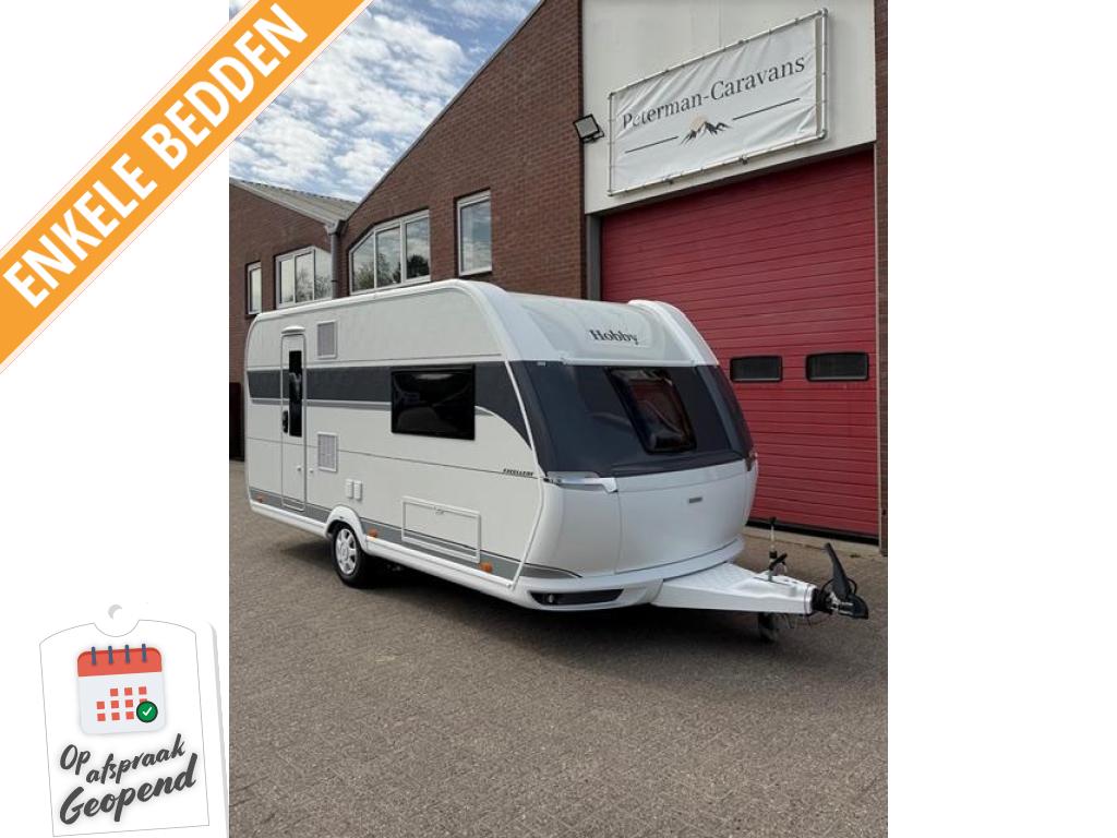 Hobby Excellent 460 SL Incl. Mover en Airco, Hobby, Bedrijf, Treinzit, Tot en met 3