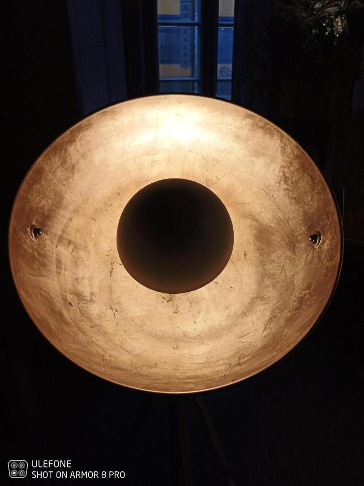 Hell&Gut Flower staande lamp statief - Grijs/Goud - Metaal, Huis en Inrichting, Lampen | Vloerlampen, Zo goed als nieuw, 150 tot 200 cm