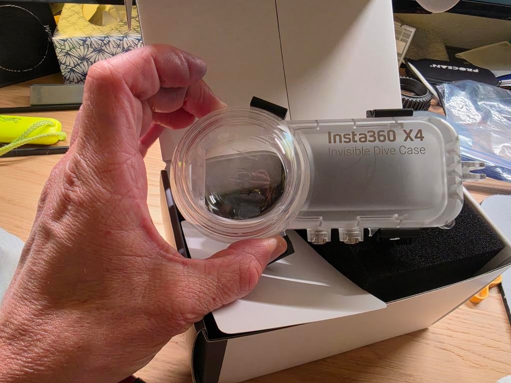 Insta360 X4 Invisible Dive Case, Ophalen of Verzenden, Gebruikt, 10 t/m 40 meter, Onderwaterhuis