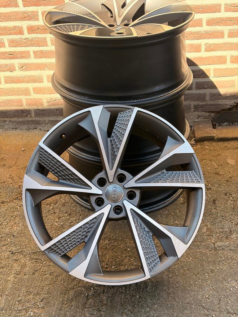 Velgenset Audi RS6 21 inch, Auto-onderdelen, Banden en Velgen, Ophalen, Gebruikt, Velg(en), 21 inch