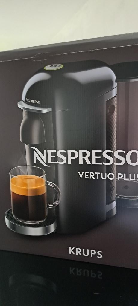 KRUPS NESPRESSO VERTUO PLUS NIEUW, Ophalen, Nieuw, Espresso apparaat, Afneembaar waterreservoir