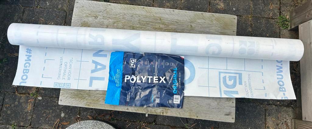 Polytex damp-open waterdichte folie voor dak en gevel, Kunststof, Overige typen, Nieuw, Ophalen of Verzenden