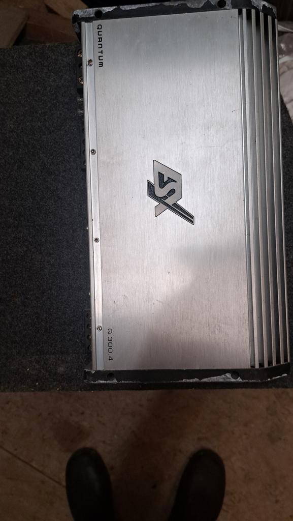 Quantum Q300.4 Versterker - 4-kanaals Car Audio, Audio, Tv en Foto, Versterkers en Receivers, Gebruikt, Overige systemen, 120 watt of meer