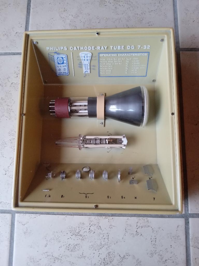 jaren 50 Philips DG 7-32 cathode ray tube electro spul, Verzenden