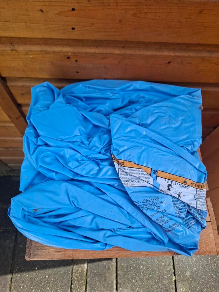 Opblaasbaar zwembadje, Ophalen