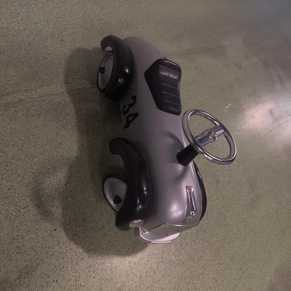 Vintage loopwagen - Grijs met zwarte accenten, Ophalen, Gebruikt