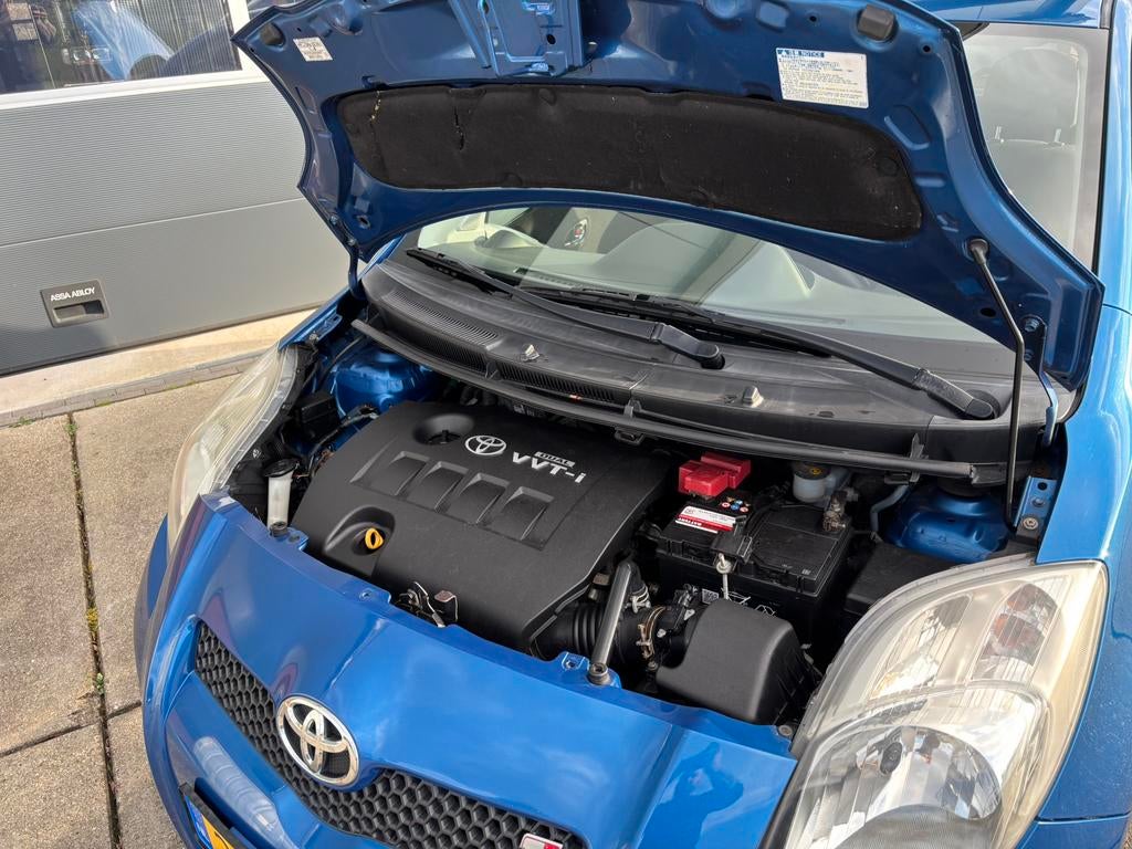 Toyota Yaris 1.8 16V Vvt-i 3DR TS 2008 Blauw, Voorwielaandrijving, Stof, Zwart, 4 cilinders