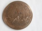 Bronzen penning/medaille De grote wateren van Versailles, Verzenden, Brons, Buitenland
