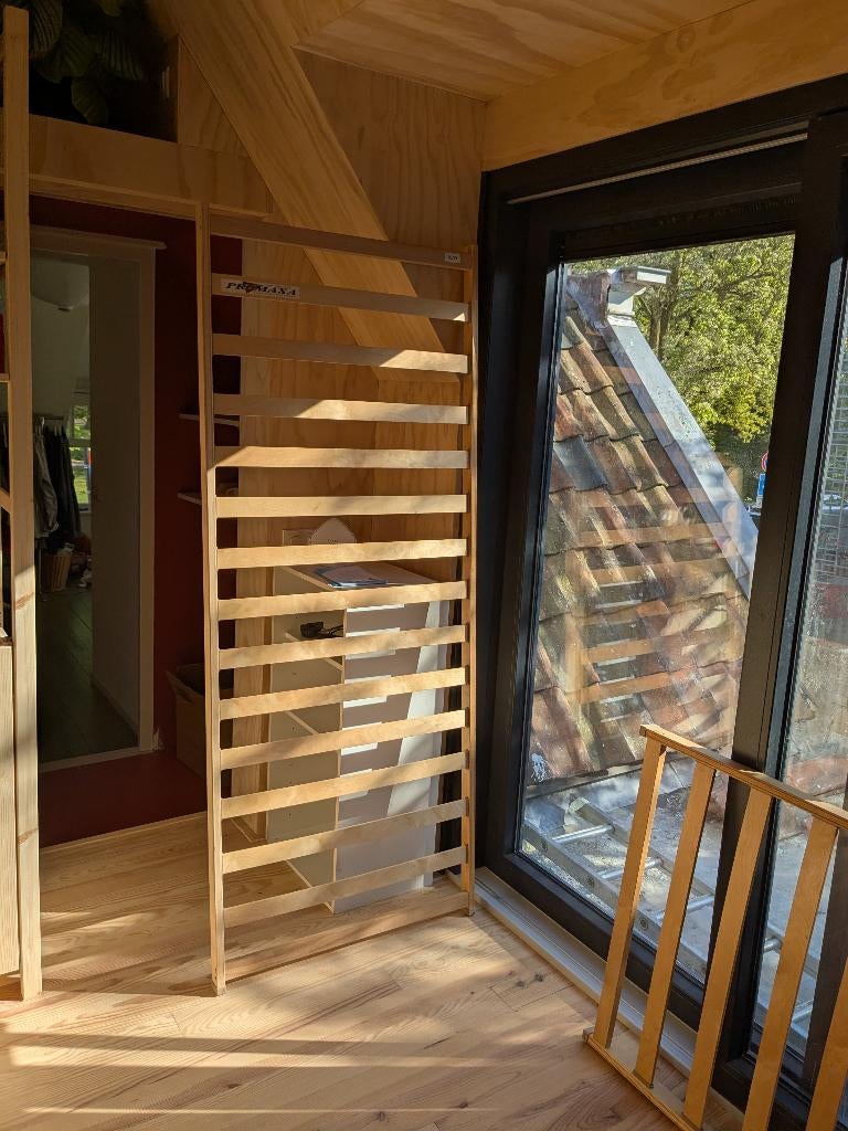 Lattenbodem 2x 200x80, Ophalen, Eenpersoons, Zo goed als nieuw, 80 cm