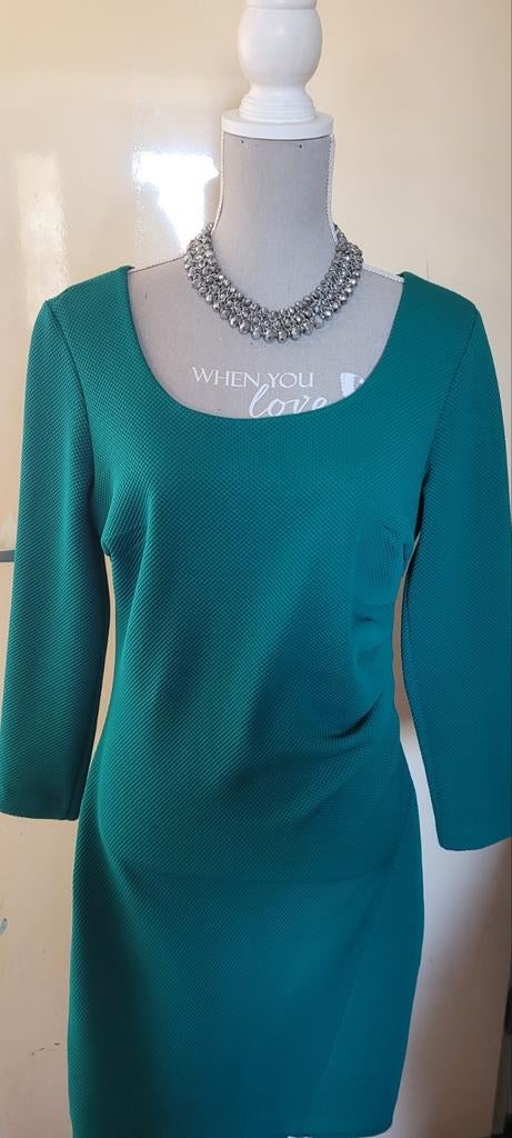 Rinascimento Groene Jurk Maat L, Kleding | Dames, Made in Italy, Maat 42/44 (L), Ophalen of Verzenden, Zo goed als nieuw