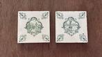 Twee antieke tegels, Ophalen of Verzenden