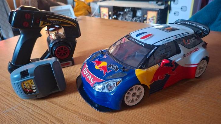Bestuurbare Nikko Citroën DS3 WRC Race Auto, Hobby en Vrije tijd, Modelbouw | Radiografisch | Auto's, Gebruikt, Auto onroad, Elektro