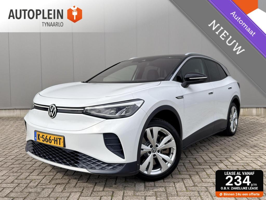 Volkswagen ID.4 Life 77 kWh 1e eig|Dealer OH|Trekhaak, Automaat, Achterwielaandrijving, Met garantie (alle), Wit