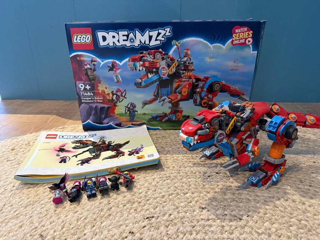 LEGO Dreamzzz | 71484 | Cooper’s Robot Dinosaur C-Rexx, Overige thema's, Lego, Ophalen of Verzenden, Zo goed als nieuw
