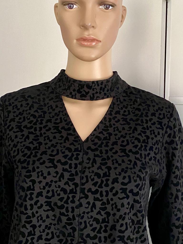 H867 Sophia Perla maat 38=M blouse top trui zwart, Kleding | Dames, Maat 38/40 (M), Zwart, Ophalen of Verzenden, Zo goed als nieuw