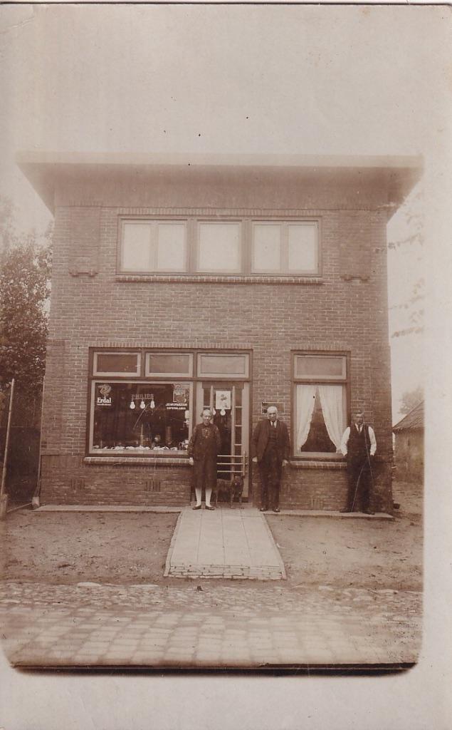 718E fotokaart Markelo Stationsstraat koperslager Wormgoor, Ophalen of Verzenden, 1920 tot 1940, Gelopen, Overijssel