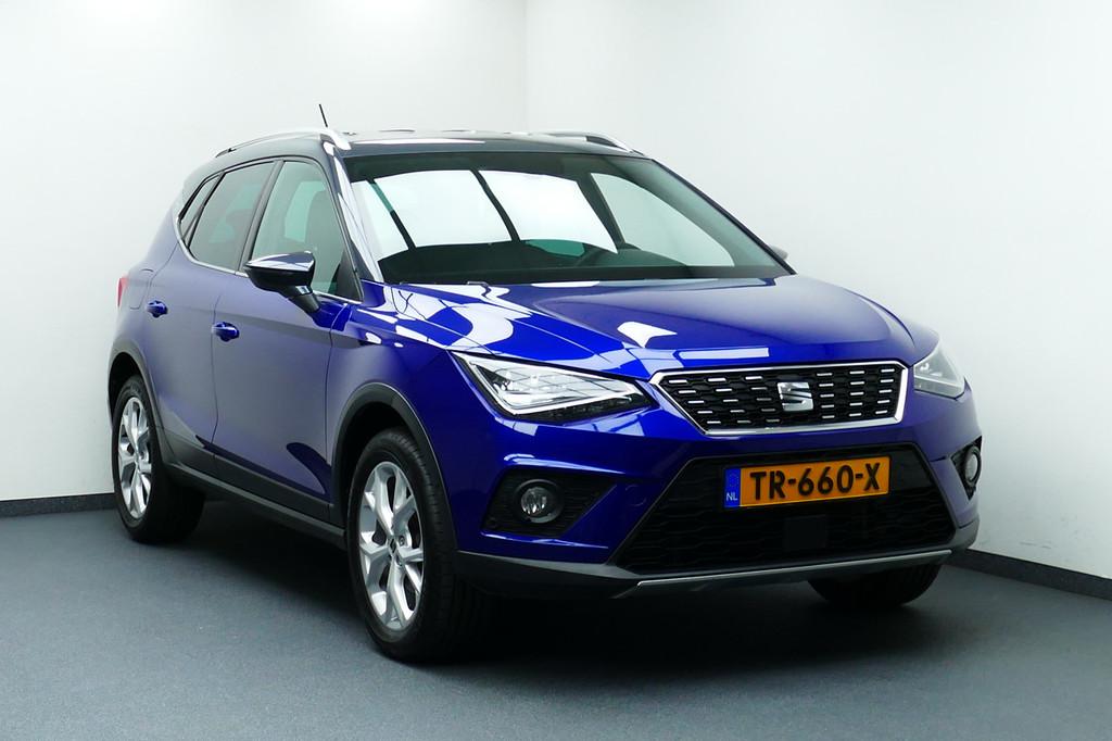 SEAT Arona 1.0 TSI Xcellence Business Intense. Bi-Tone. Navi, Auto's, Seat, Blauw, 116 pk, 49 €/maand, Origineel Nederlands