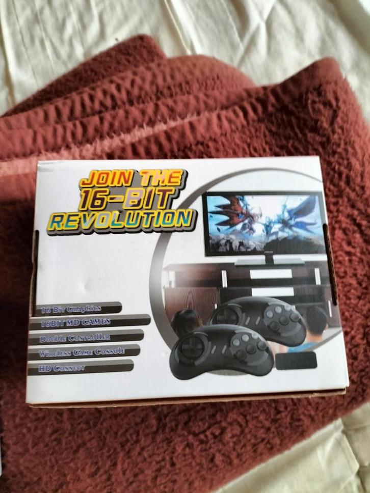 Super Mini U-Box MD 16-bit TV Game Box met controllers, Spelcomputers en Games, Spelcomputers | Overige, Nieuw, Ophalen