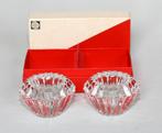 Max Verboeket kandelaars Equador Kristalunie Maastricht 1960, Ophalen of Verzenden, Glas