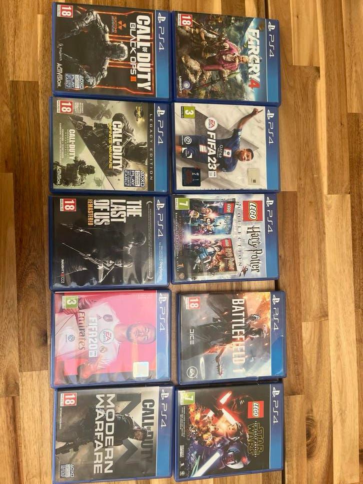 10 PS4 Games, Spelcomputers en Games, Games | Sony PlayStation 4, Ophalen, Gebruikt, Overige genres, Eén computer